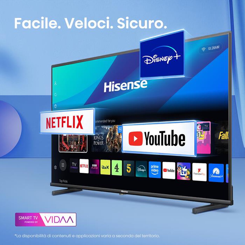 Immagine del prodotto HISENSE - Smart TV QLED 32" Full HD 32A59Q-NERO