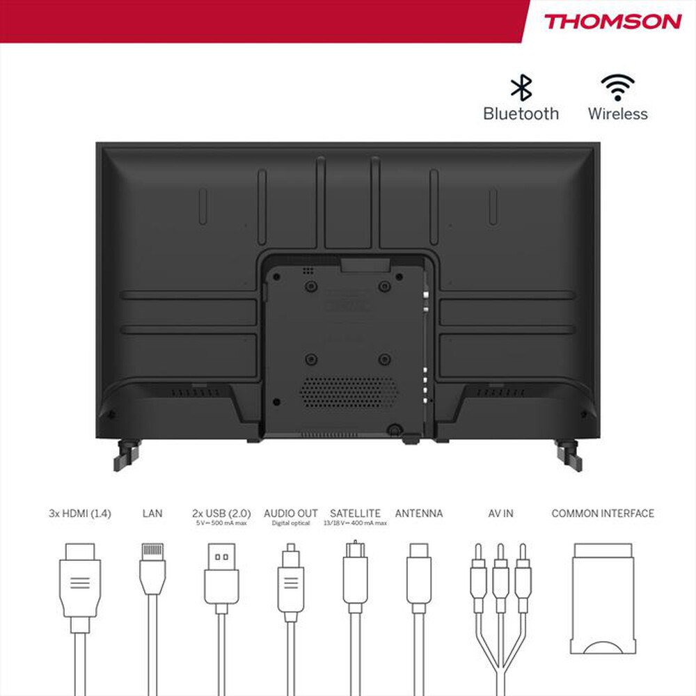 "THOMSON - Smart TV LED HD READY 32\" 32HG2S14-Nero"