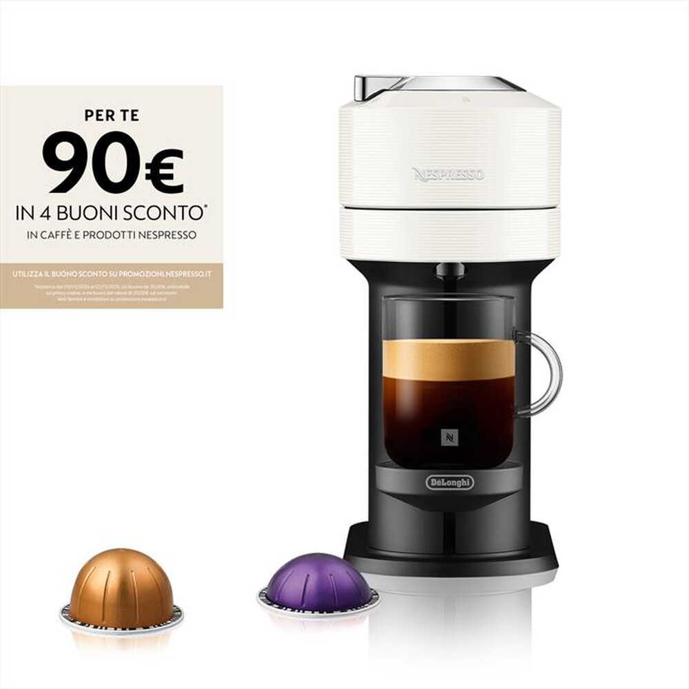 Immagine del prodotto DE LONGHI - VERTUO NEXT NESPRESSO ENV120.W MACCHINA PER CAFF&Egrave;-Bianco
