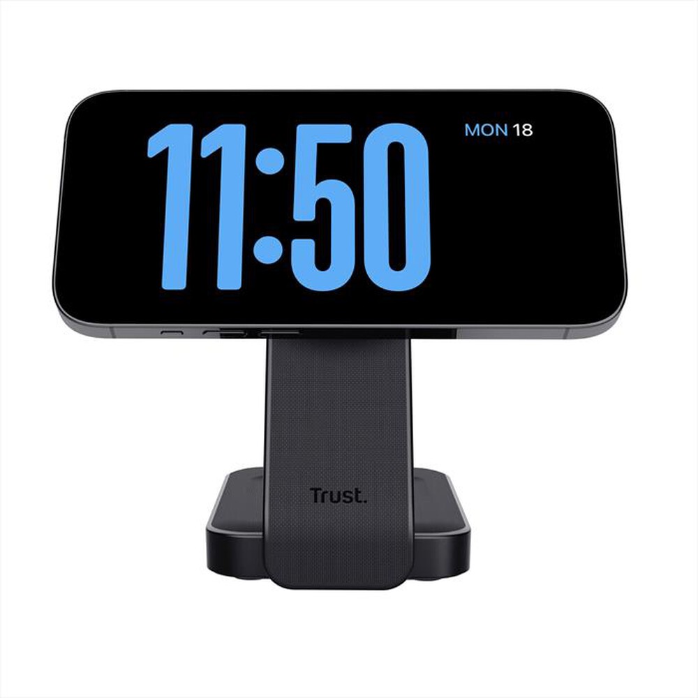 "TRUST - VIRO 3-IN-1 MAGNETIC CHARGE STAND-Black"