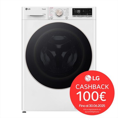 LG - Lavasciuga AI DD D4R7011TSWG 11/6 Kg Classe A-Bianca