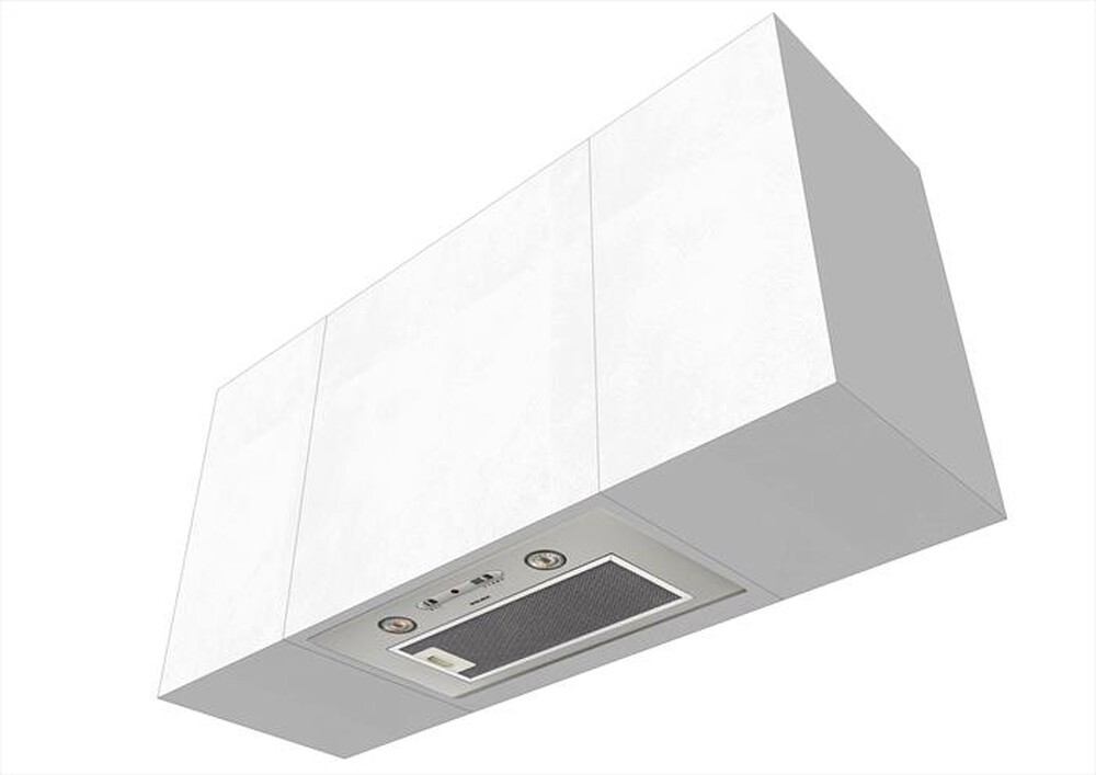 "GLEM GAS - Cappa incasso a scomparsa GHF527SI-SILVER"