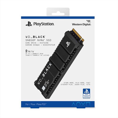 WD - Hard disk interno SN850P NVME SSD FOR PS5 1TB