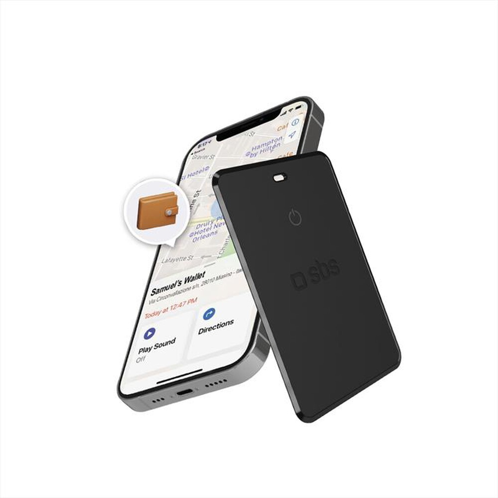 Immagine del prodotto SBS - CARD TRACKER TEFINDCARDAPK-Nero