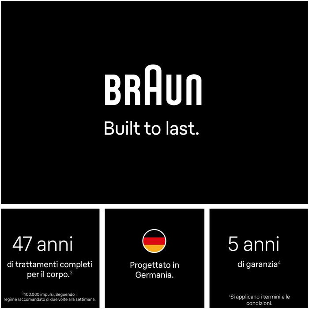 Immagine del prodotto BRAUN - Epilatore a luce pulsata IPL PL5210 BOX EURO-BIANCO/ORO