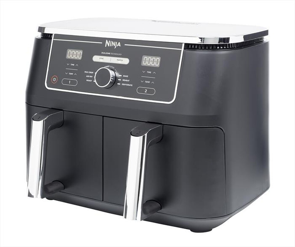 "NINJA - Friggitrice ad aria dual zone max da 9,5 L A-nero"