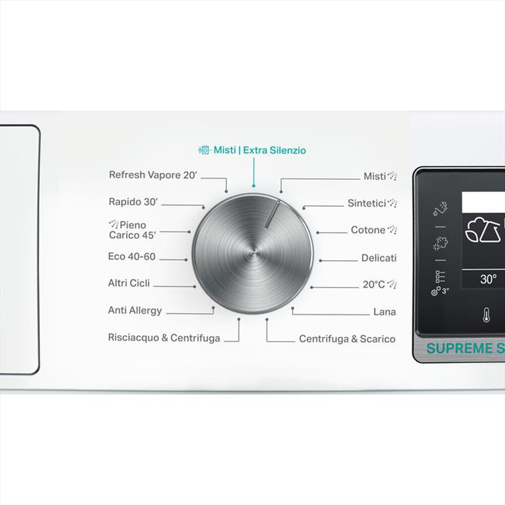"WHIRLPOOL - Lavatrice SUPREME SILENCE W8 W946WR IT 9 Kg - A-Bianco"
