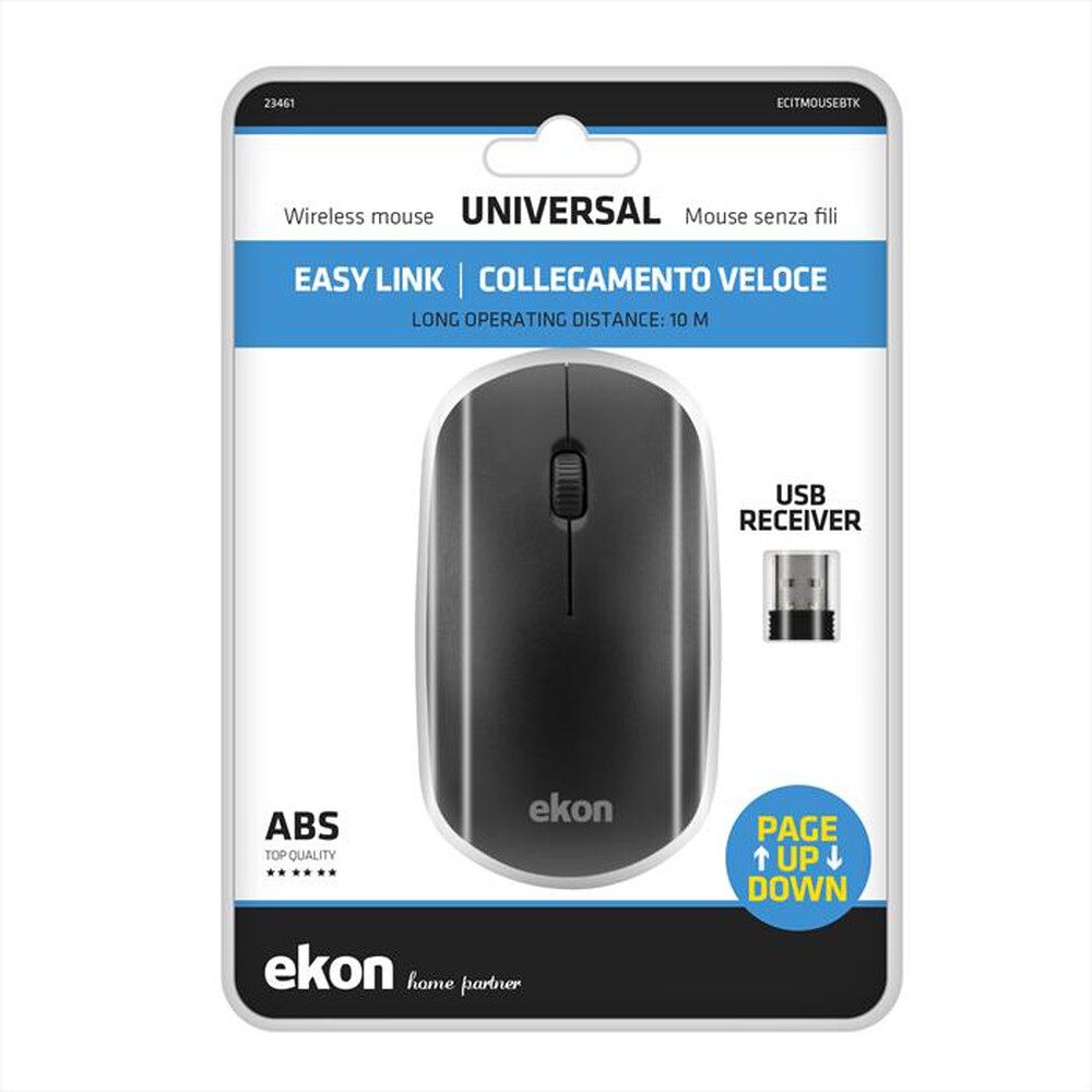 "SBS - Mouse wireless ECITMOUSEBTK-Nero"