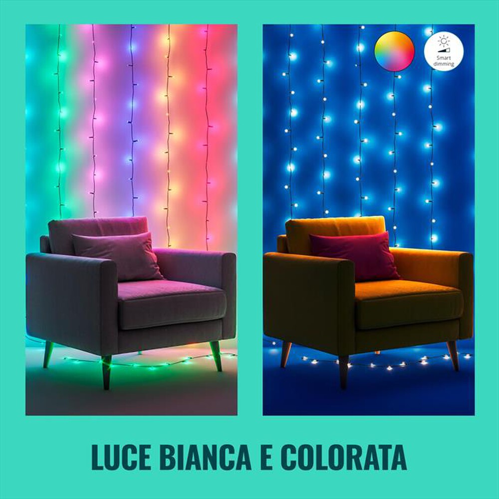"WIZ - STRINGA DI LUCI LED-RGB-Multicolore"
