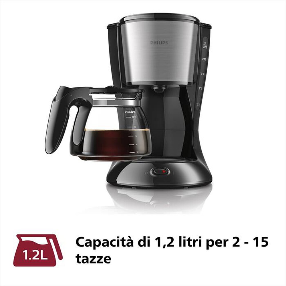 "PHILIPS - HD7462/20-Acciaio inox e nero"