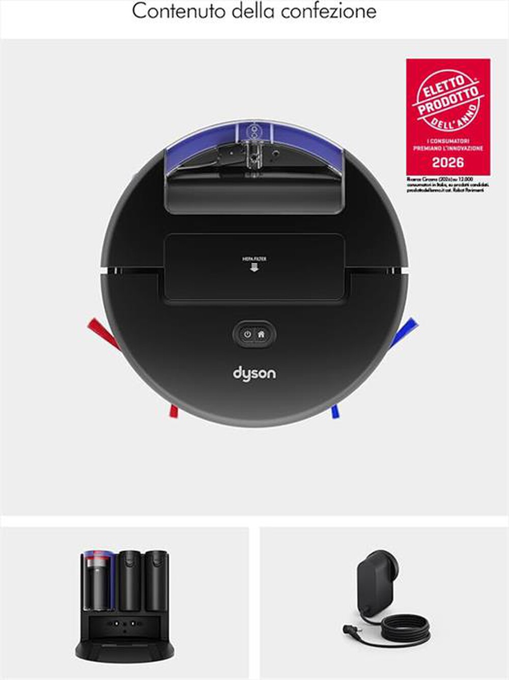Immagine del prodotto DYSON - Robot Lavapavimenti Spot+Scrub Ai-Nero