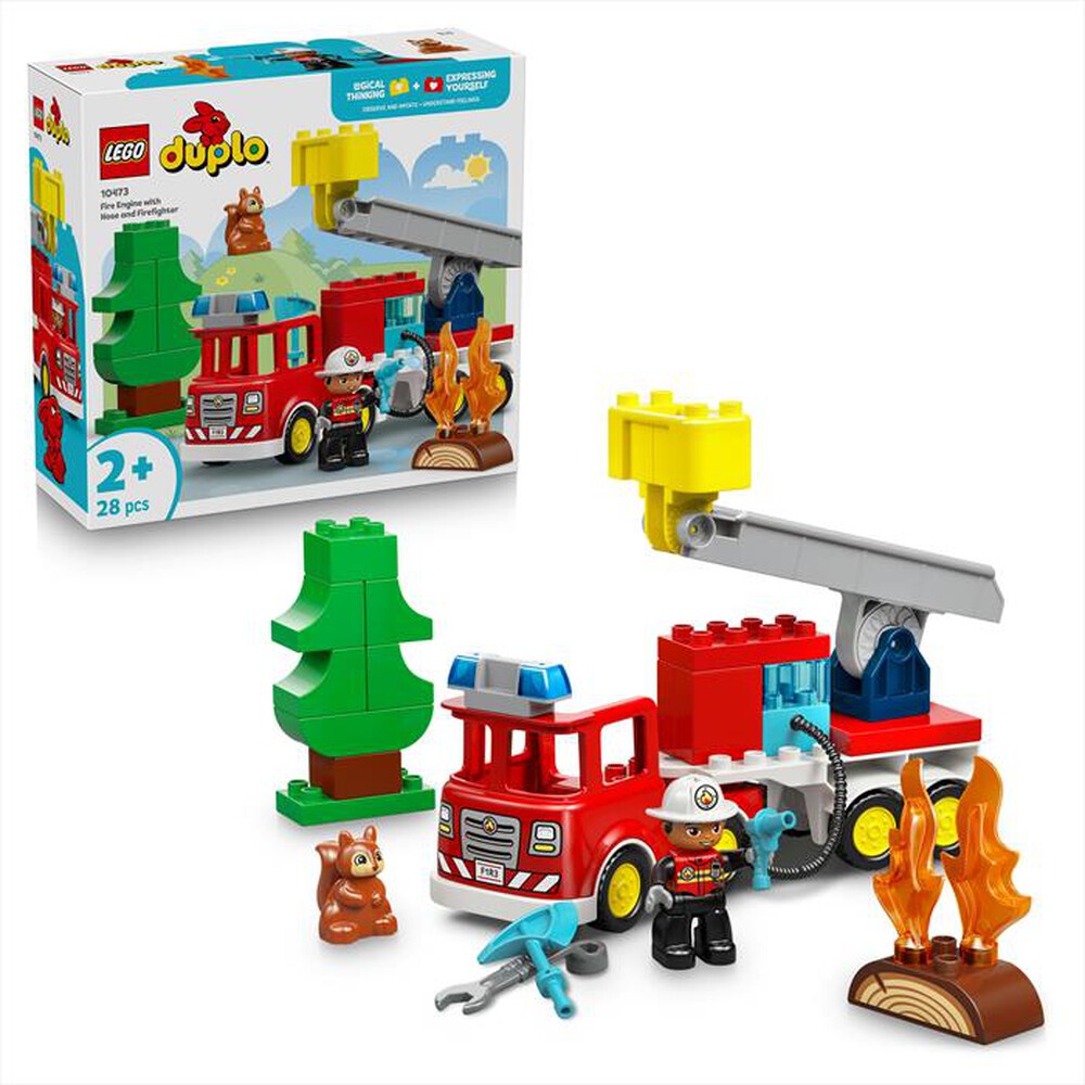 Immagine del prodotto LEGO - DUPLO Autopompa con manichetta e pompiere - 10473-Multicolore