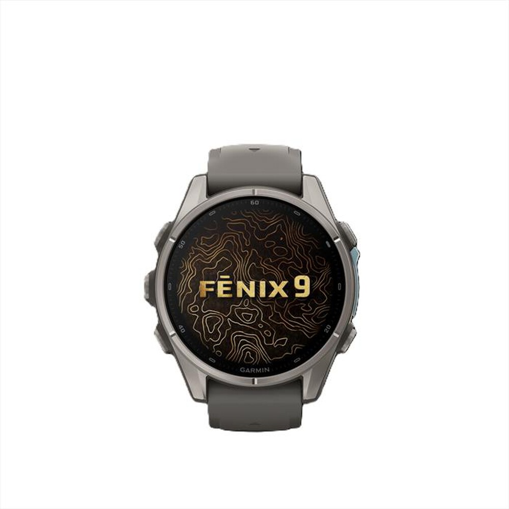 Immagine del prodotto GARMIN - FENIX 9, 43MM, BARE TI, PEBBLE GRAY-Titanio / Grigio