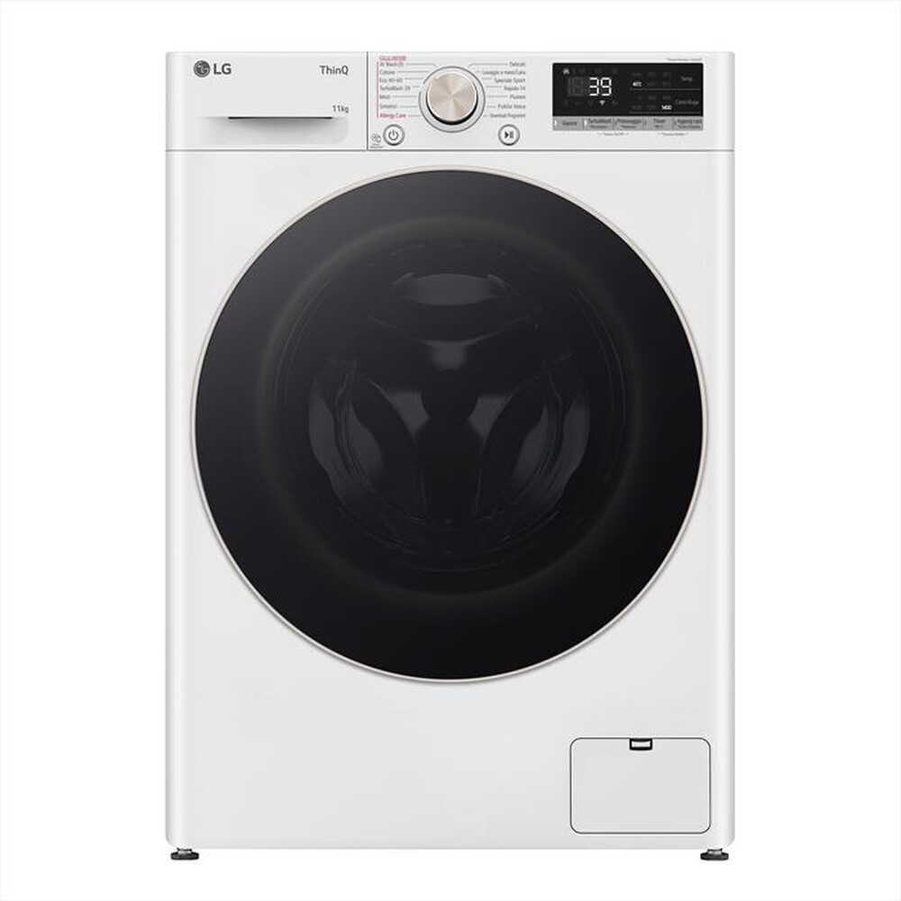 "LG - Lavatrice AI DD R7 F4R7011TSWG 11kg Classe A-Bianca"