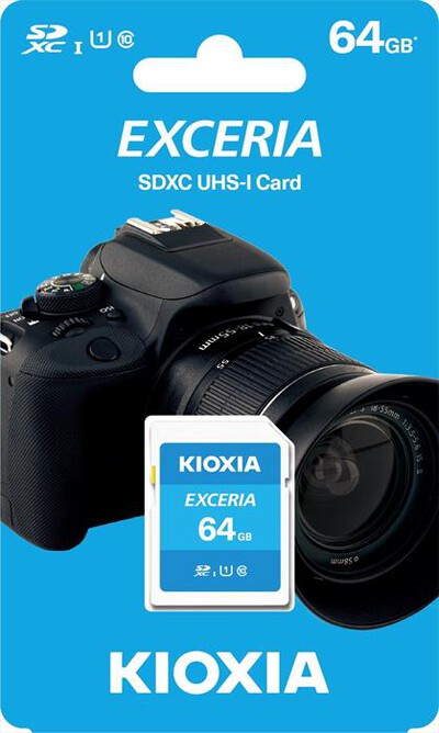 KIOXIA - SD EXCERIA NEX1 UHS-1 64GB-Azzurro