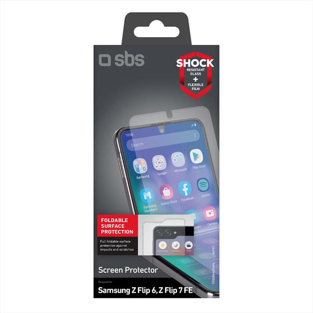 Immagine del prodotto SBS - Screen protector TESCRSAZFLIP6 Samsung Z Flip 6-Trasparente
