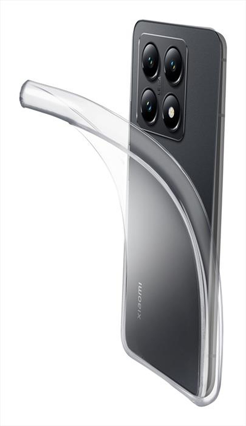 "CELLULARLINE - Cover FINE per Xiaomi 14T Pro-Trasparente"
