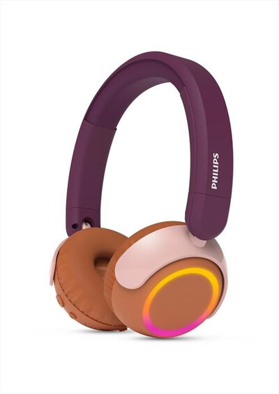 PHILIPS - Cuffie wireless on-ear per bambini TAK4200MP/00-Viola Magenta