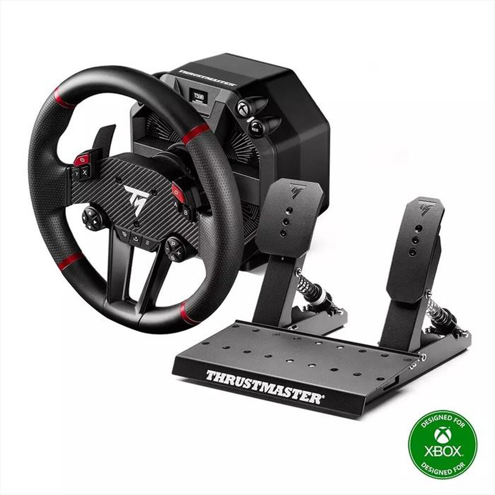 Immagine del prodotto THRUSTMASTER - Bundle volante+base volante+pedaliera T598 X-Nero