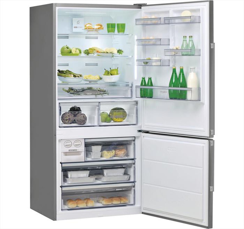 "WHIRLPOOL - Frigorifero combinato W84BE 72 X 2 Classe E"