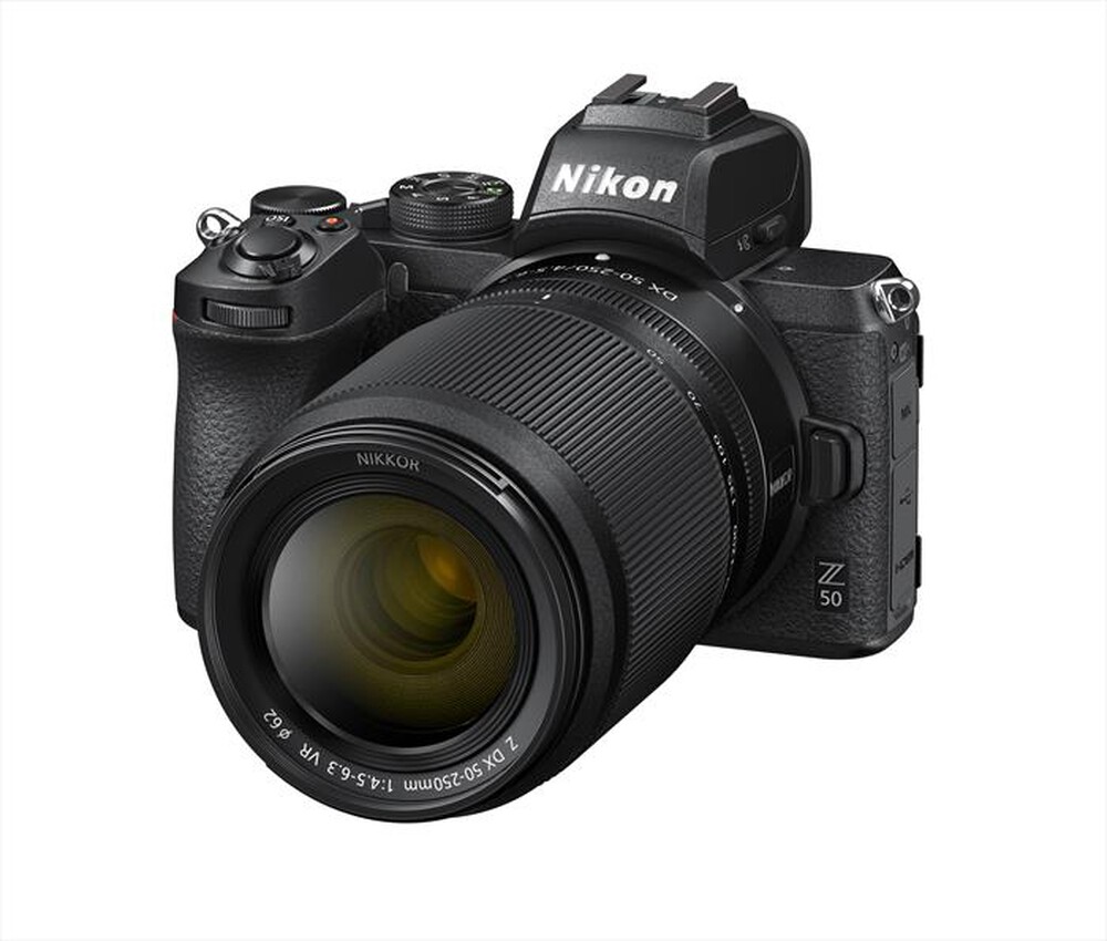 Immagine del prodotto NIKON - Z50 + Z DX 16-50VR+50-250VR + SD LEXAR 64GB-Black