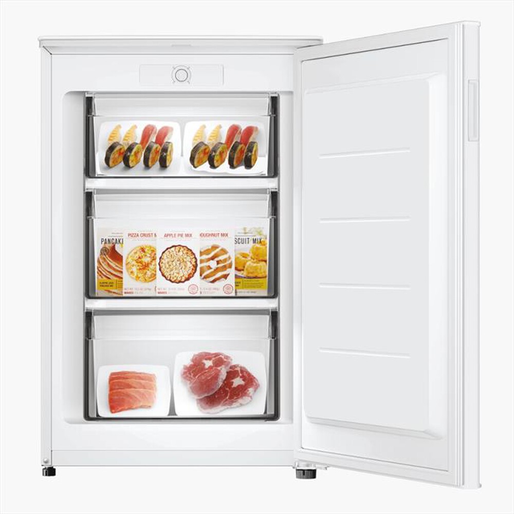 "CANDY - Congelatore verticale CUQS 58EW Classe E 85 lt-White"