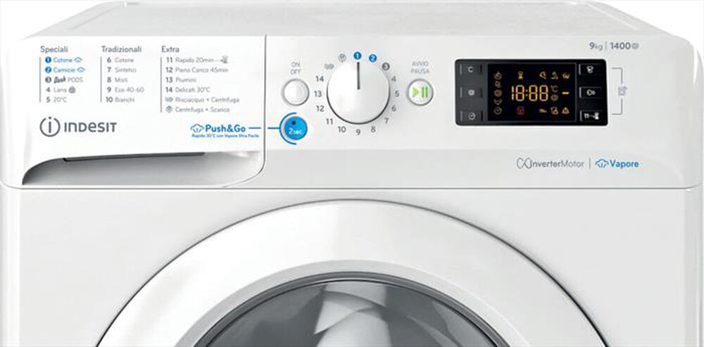 Immagine del prodotto INDESIT - Lavatrice BWE 91497X WV IT 9 Kg Classe B