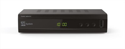 TELESYSTEM - TS6822 TWIN DVB-T2 HEVC 10 BIT-Black