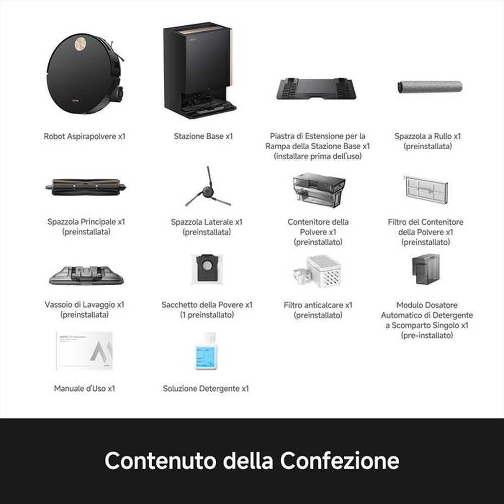 Immagine del prodotto MOVA - Aspirapolvere robot S70 ULTRA ROLLER-Nero