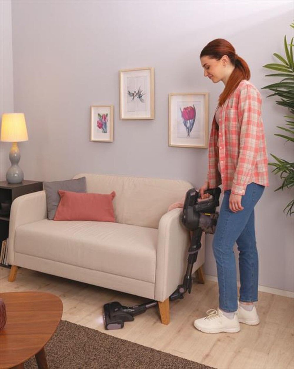 "HOOVER - Scopa elettrica HF103X 011-Titanio"