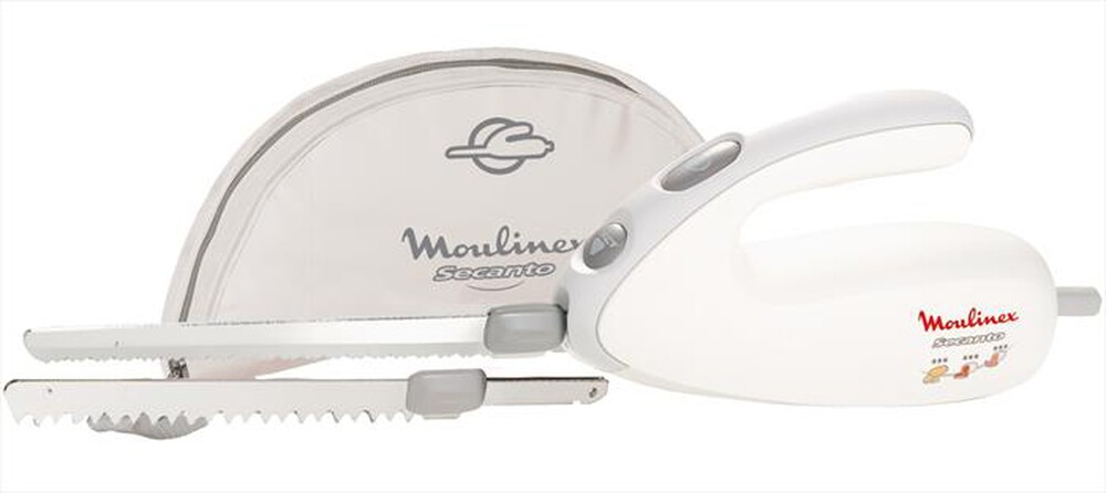 "MOULINEX - DJAC41 Secanto Coltello elettrico-Bianco"