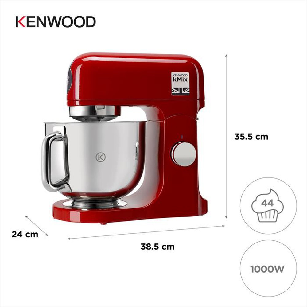 Immagine del prodotto KENWOOD. - Impastatrice planetaria kMix KMX750AR-Rosso
