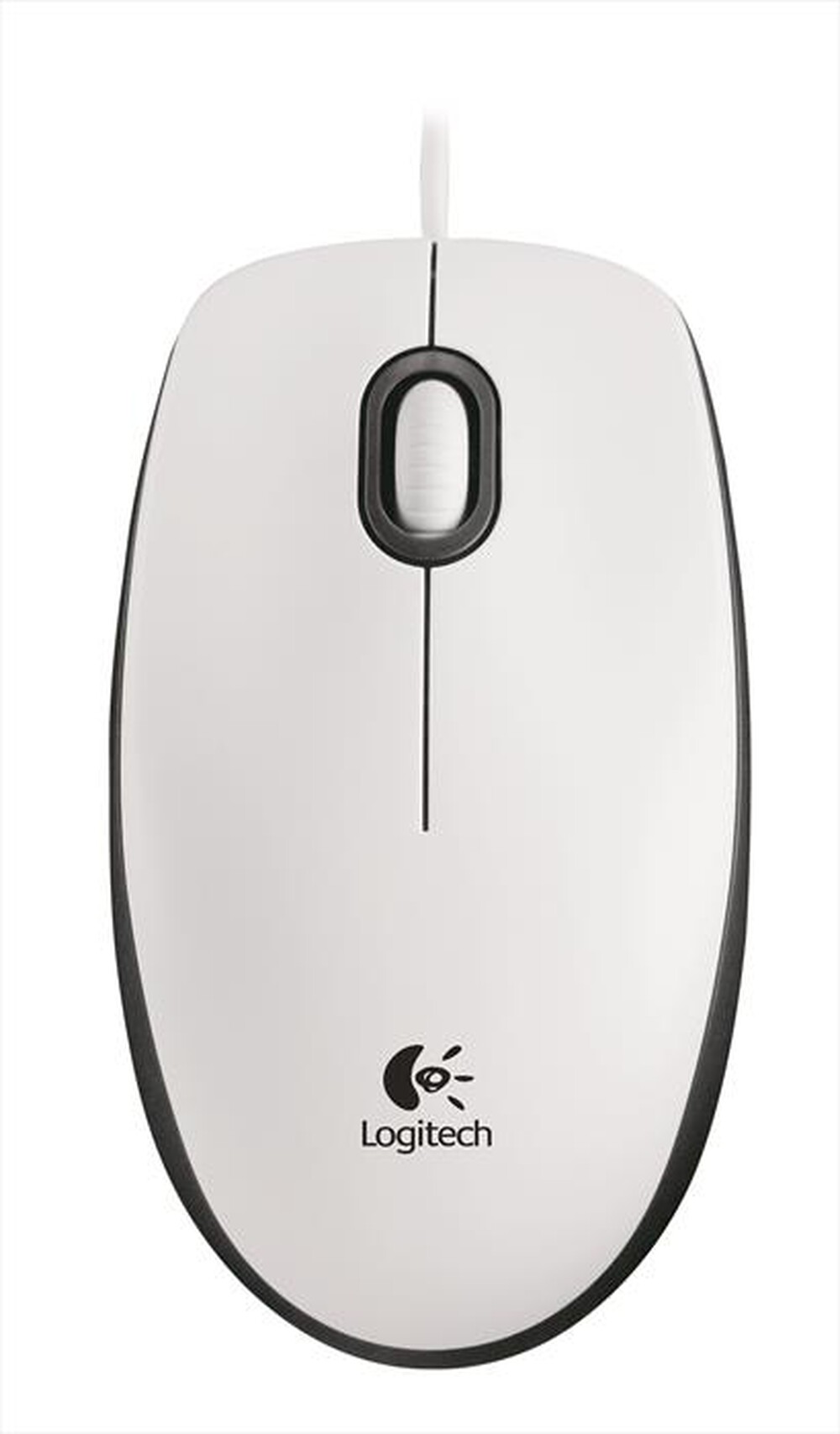 "LOGITECH - Wired Mouse M100-white"