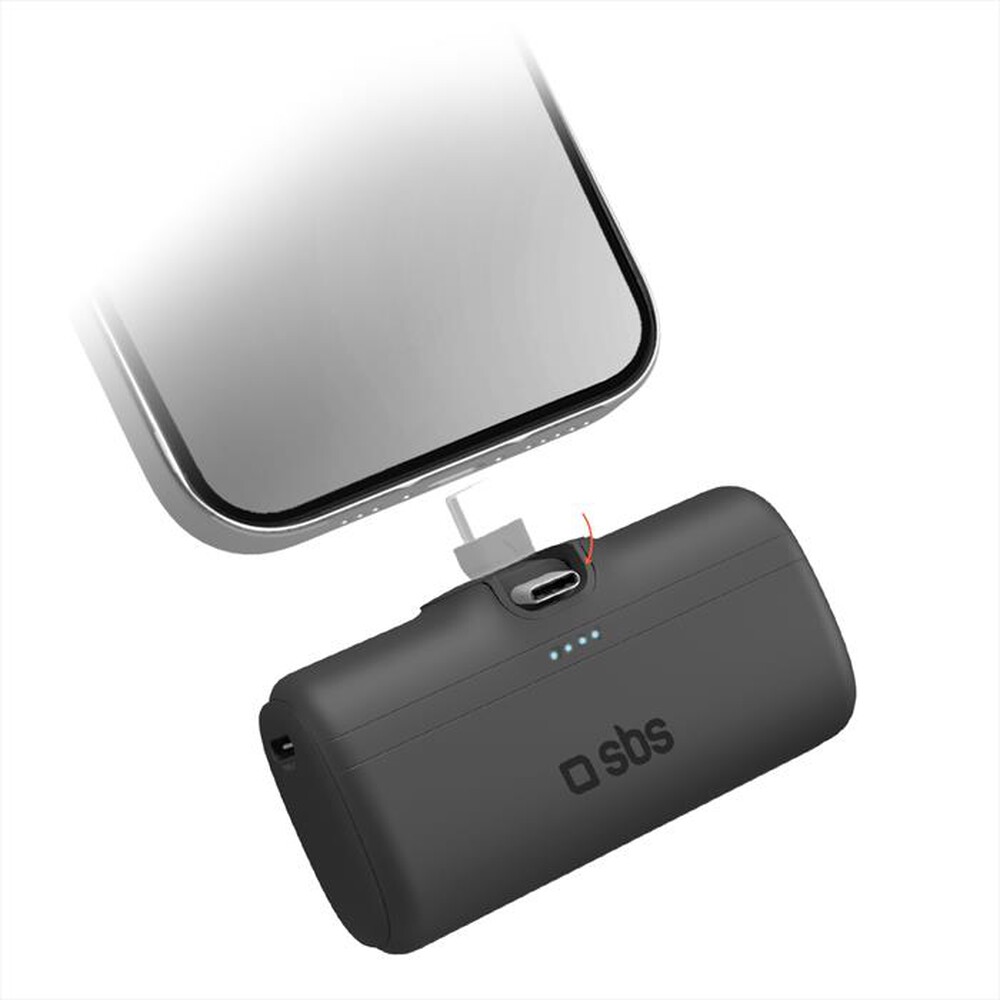 Immagine del prodotto SBS - Powerbank TEBB5000PLUGCK-Nero