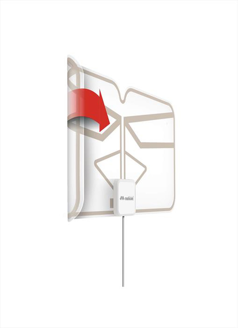 Immagine del prodotto MELICONI - ANTENNA AMPLIFICATA FLEXI-Trasparente