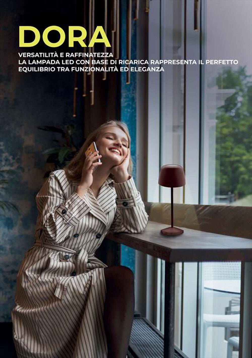 Immagine del prodotto MAJESTIC - Lampada LED da tavolo ricaricabile DORA GY-Grigio