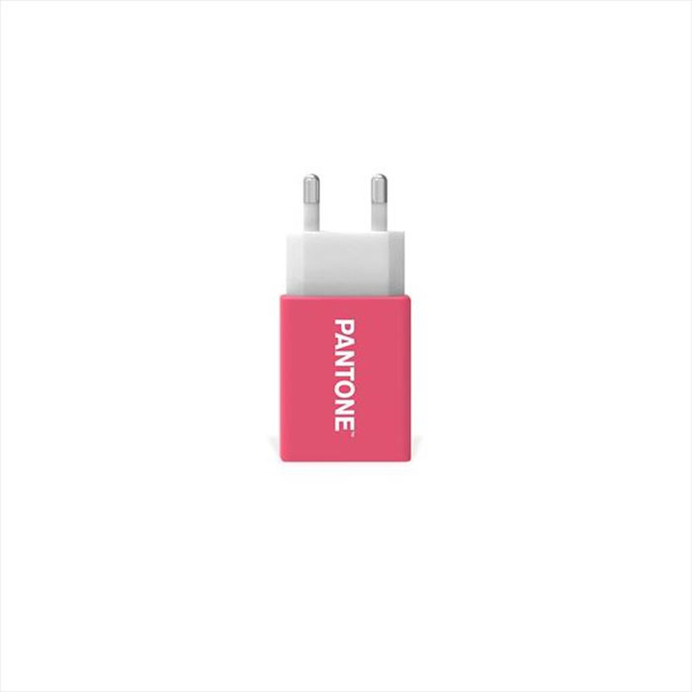 "PANTONE - PT-AC1USBP - PANTONE WALL CHARGER 2.1A-ROSA/PLASTICA"