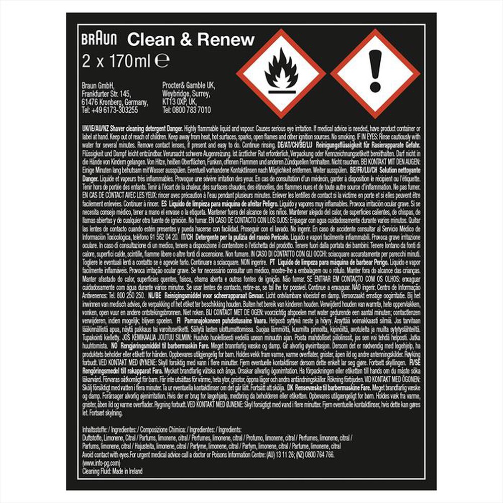 Immagine del prodotto BRAUN - SHAVERCARE CARTUCCE DI RICARICA-Trasparente