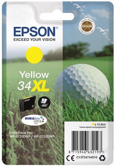 EPSON - C13T34744020-Giallo XL