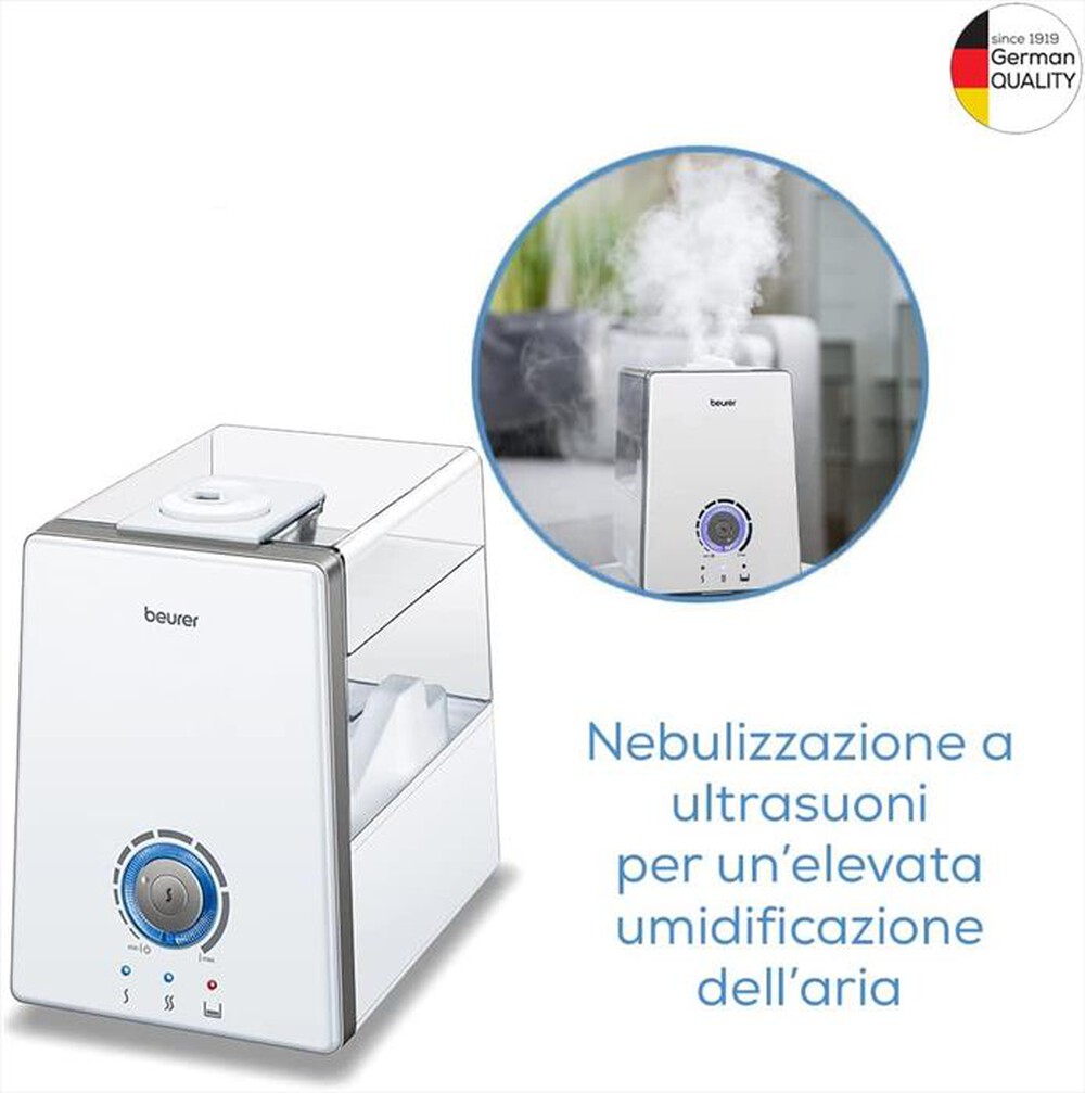 "BEURER - Umidificatore LB 88 DUAL-Bianco"