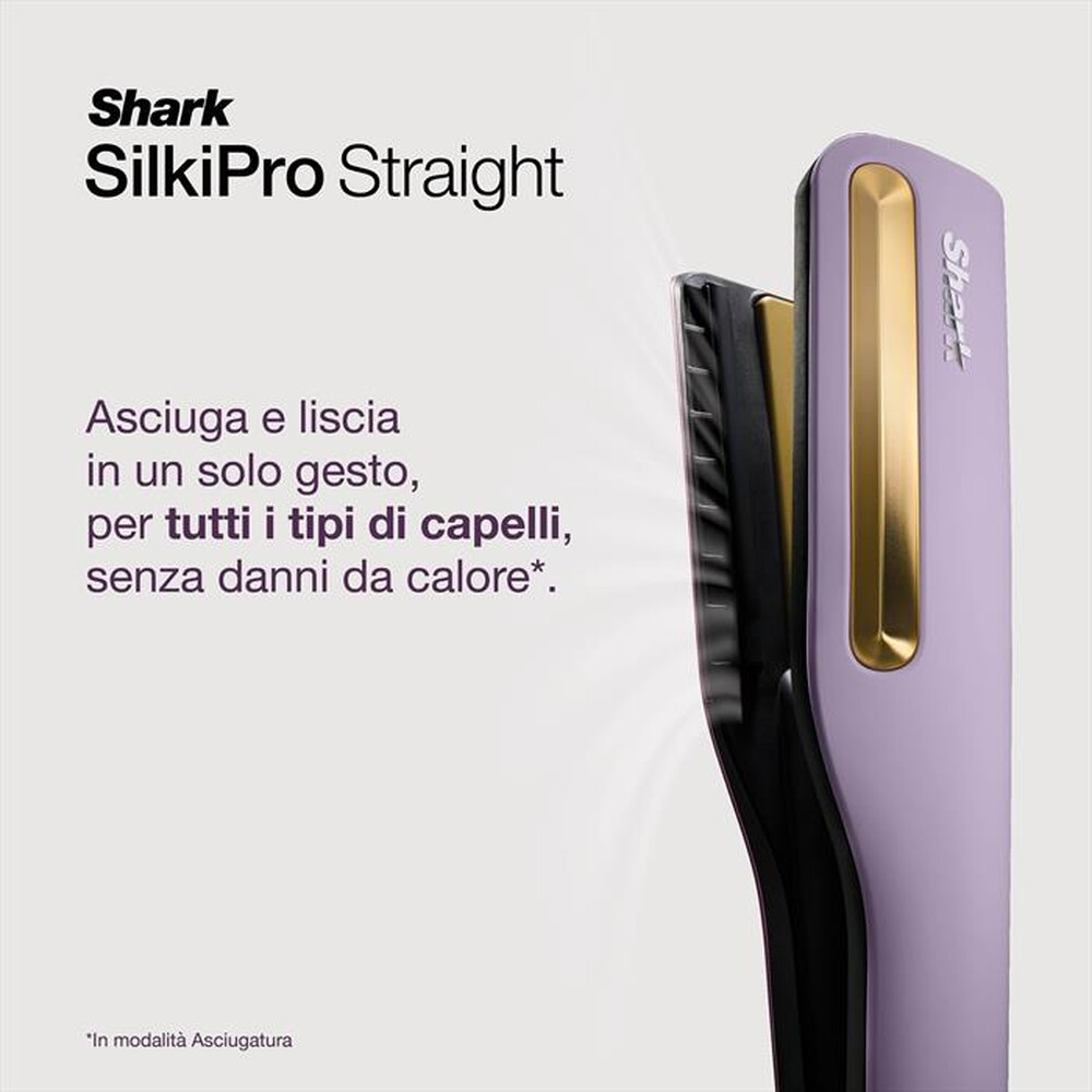 Immagine del prodotto SHARK - SILKIPRO STRAIGHT Piastra + Asciugacapelli-Prugna satinato