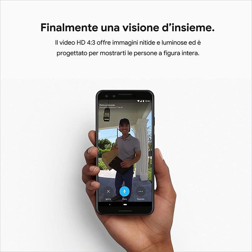 "GOOGLE - NEST DOORBELL (CON CAVO)-Nero"