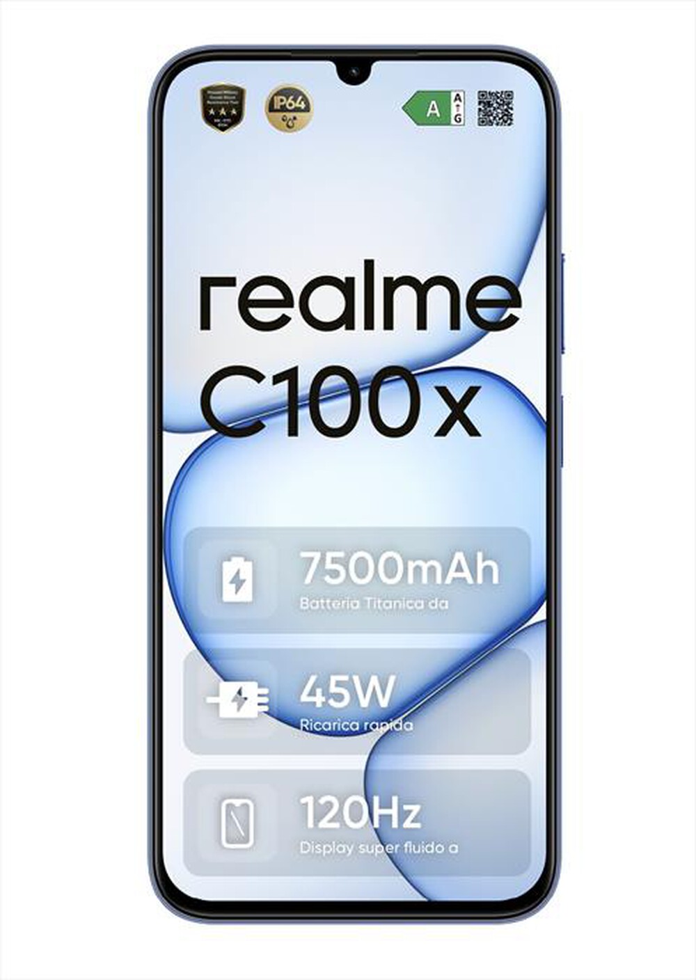 Immagine del prodotto REALME - Smartphone C100X (256GB 4GB)-DEEPBLUE TIDES