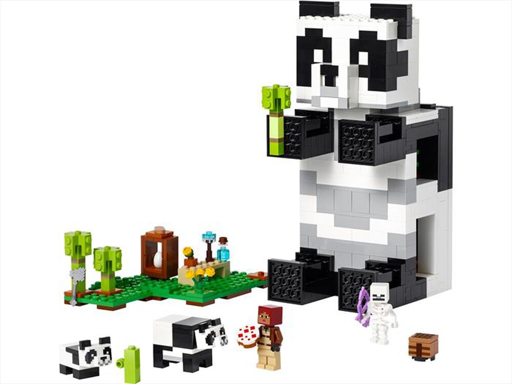 "LEGO - MINECRAFT Il rifugio del panda - 21245-Multicolore"