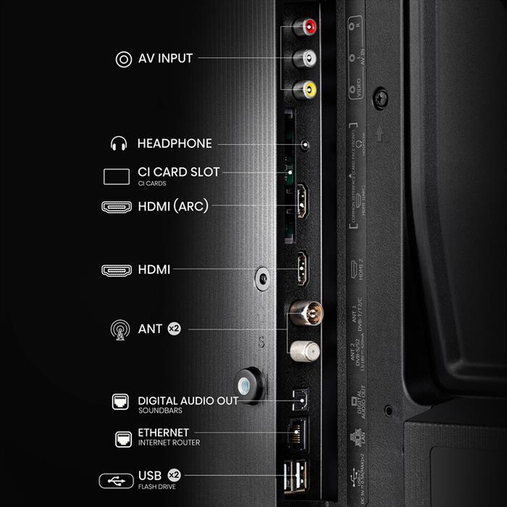 "HISENSE - Smart TV LED FHD 40\" 40A49N-NERO"