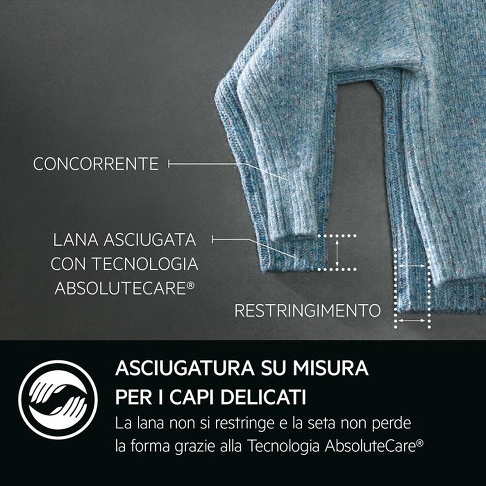 Immagine del prodotto AEG - Asciugatrice TR9HG83B 8Kg Classe C-Bianco/obl&ograve; nero