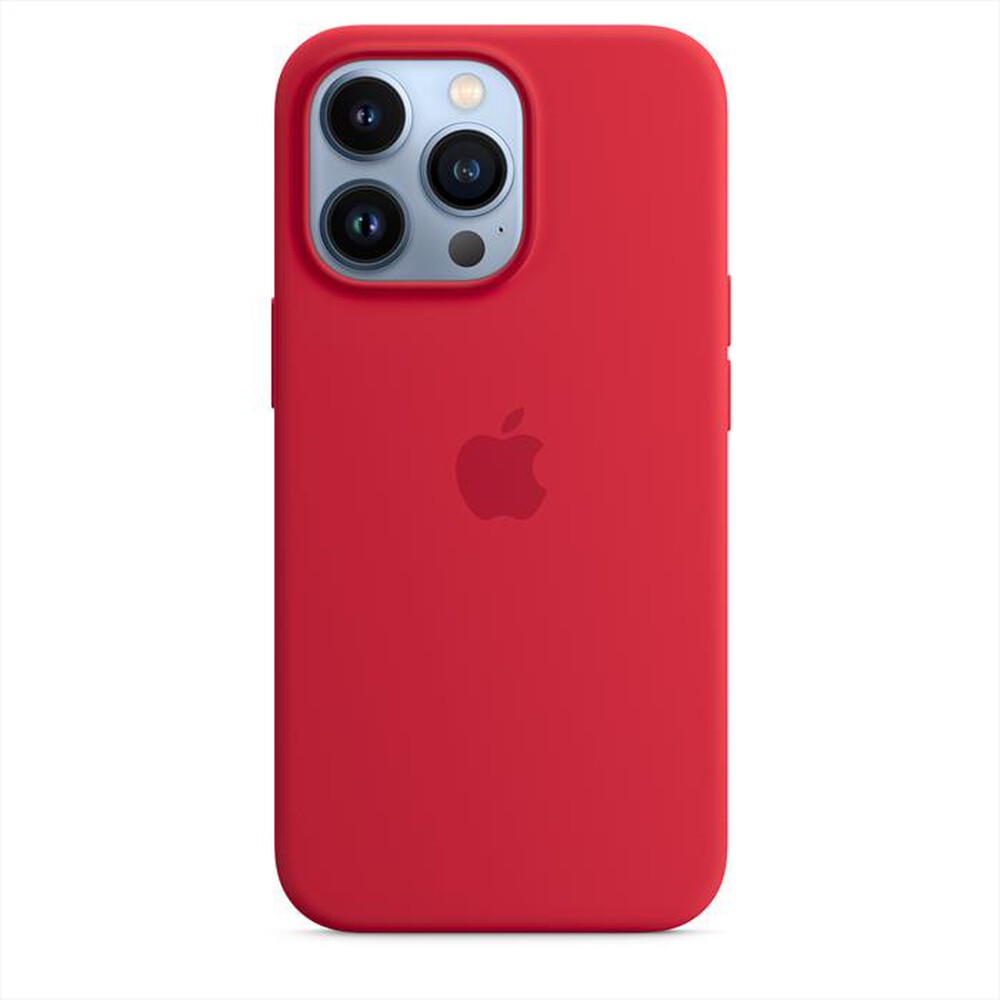 "APPLE - iPhone 13 Pro Silicone Case with MagSafe-Red"