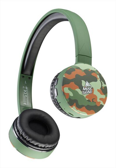 CELLULARLINE - Cuffia a padiglione chiuso BTMUSICSOUNDFAN221