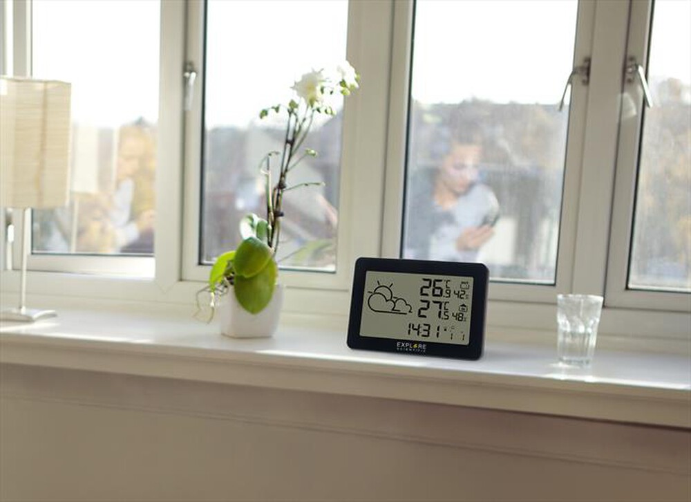 Immagine del prodotto EXPLORE SCIENTIFIC - WSH4002 LARGE DISPLAY WEATHERSTATION-Black