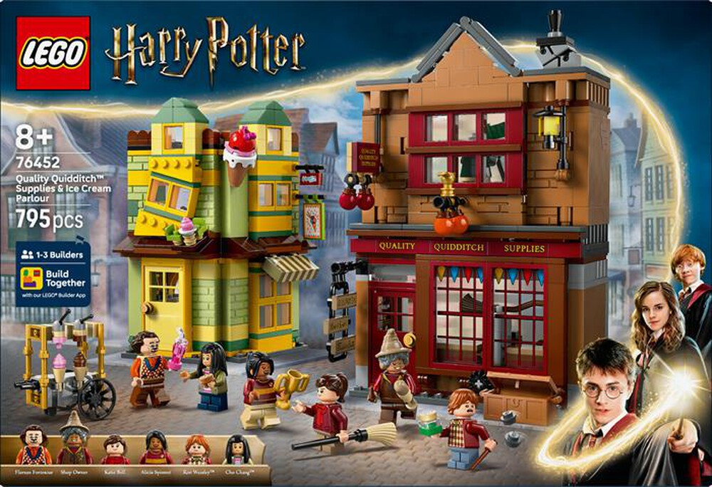 "LEGO - ACCESSORI PER IL QUIDDITCH E GELATERIA-,"